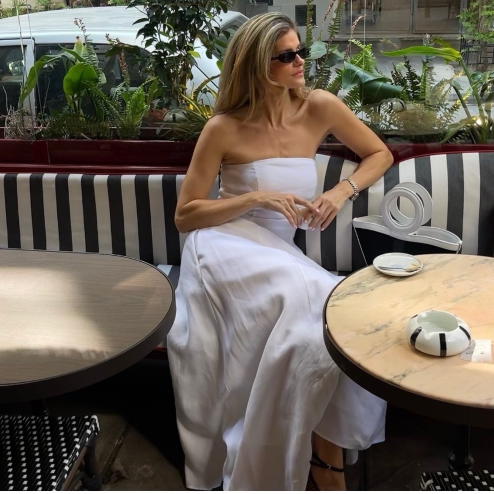 NEW Favorite Daughter The Favorite Linen Dress White - Picture 9 of 15